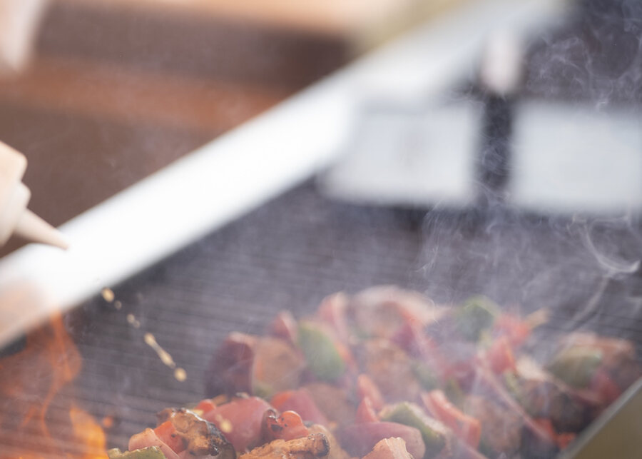 Grilled kabobs